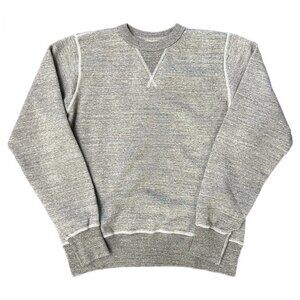 Buzz Rickson's Set-In Crewneck Sweatshirt Heather Gray